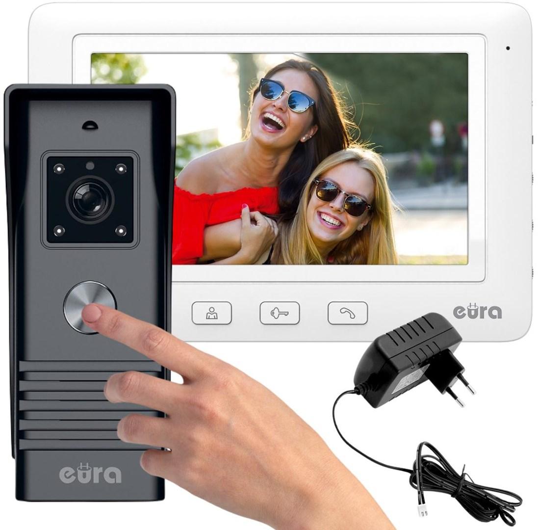 Videodørtelefon Eura VDP-45A3 Alpha - hvid billede