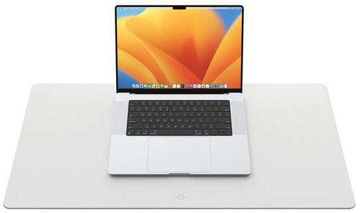Musemåtte i vegansk læder - Twelve South DeskPad, grå 74,6 × 40 cm billede