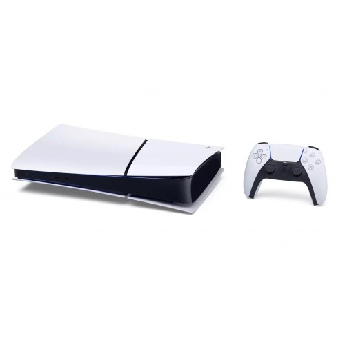 Spillekonsol PlayStation 5 Digital Slim (825 GB) - Sony, sort/hvid