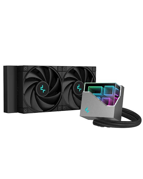CPU vandkøler DeepCool LT520 240 mm AIO - sort