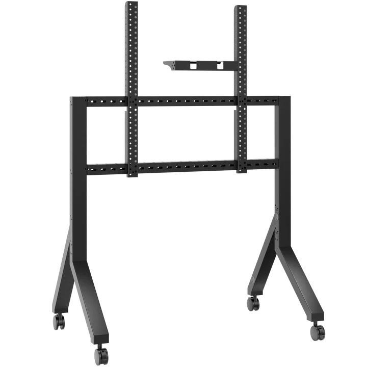 TV gulvstander på hjul – ONKRON TS2081-B, 70–110", maks. 125 kg, sort billede