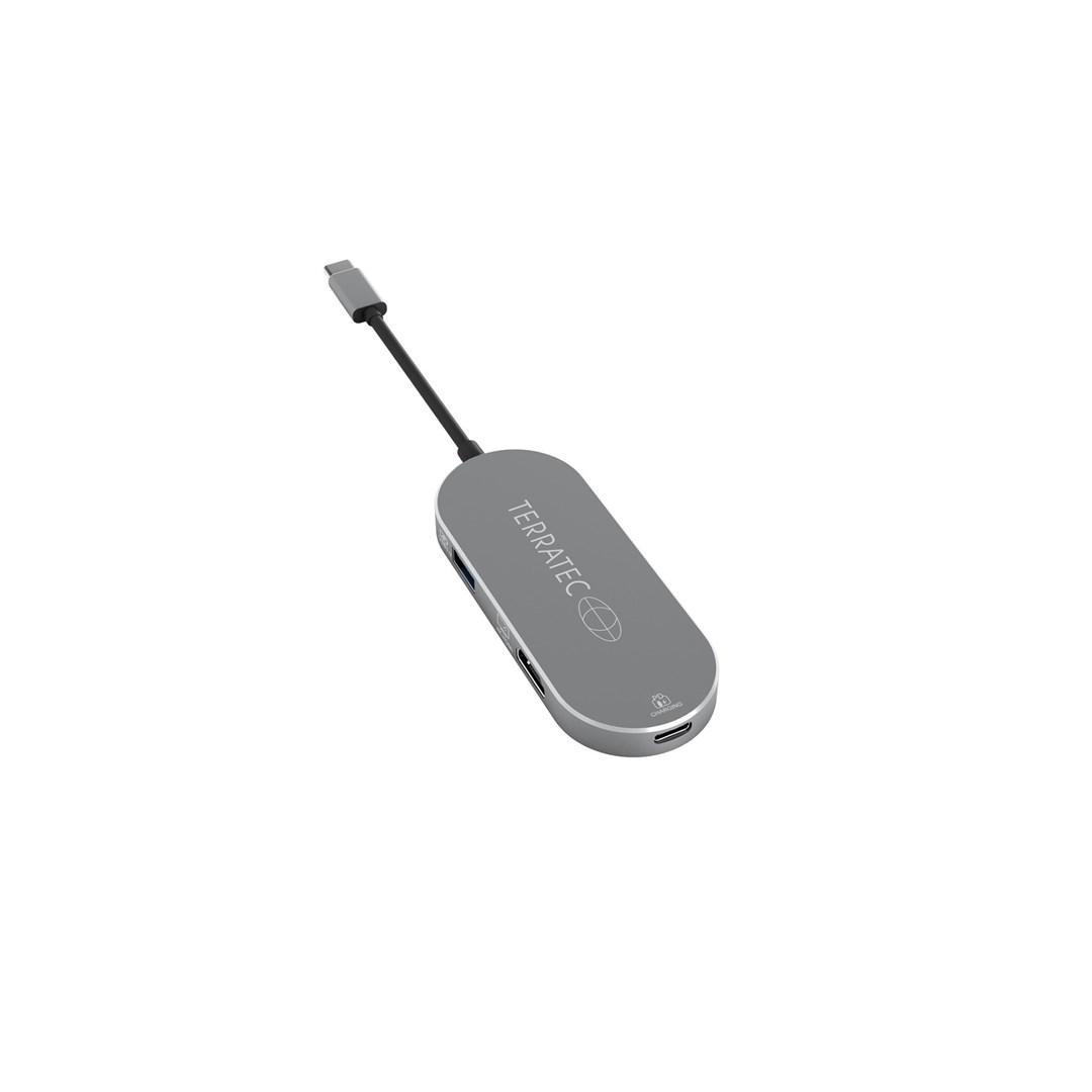 USB-C hub Terratec Connect C5 - sølv, USB 3.2 Gen 1 billede