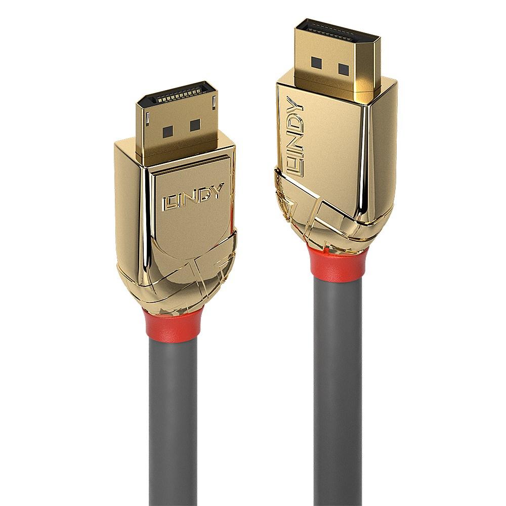 DisplayPort-kabel 15 m – LINDY Gold Line, DP 1.2 billede