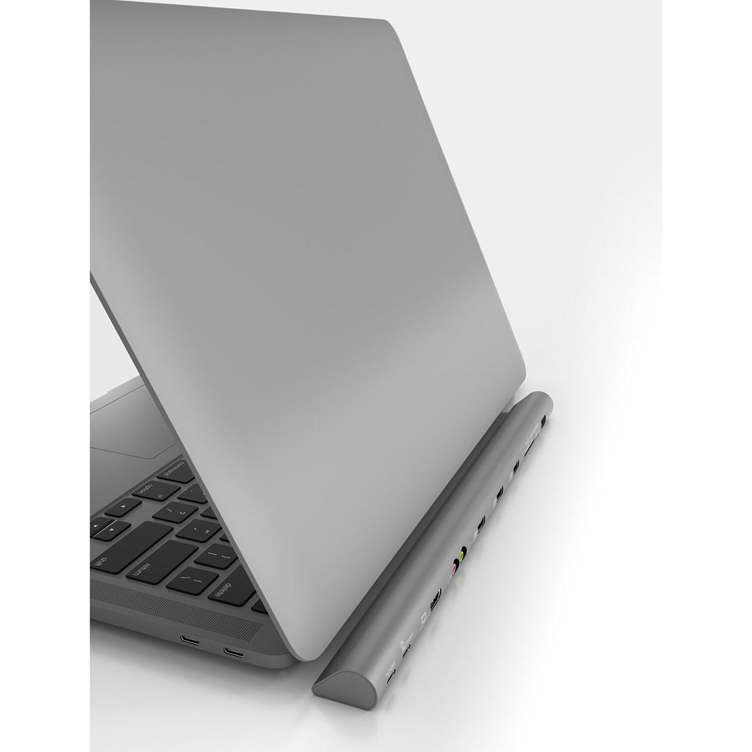 USB-C hub Terratec Connect c6 - sølv, USB 3.2 Gen 1 billede