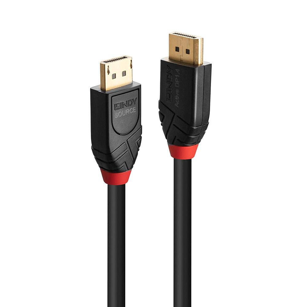 DisplayPort kabel - LINDY 7,5 m Aktiv DP 1.4 billede