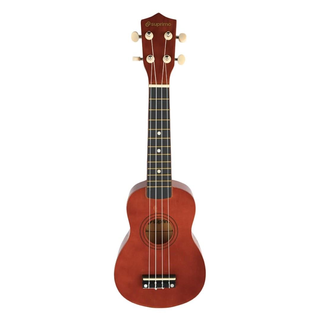 Ukulele soprano 21" - SUPRIMO UK21 Set DW, natur billede