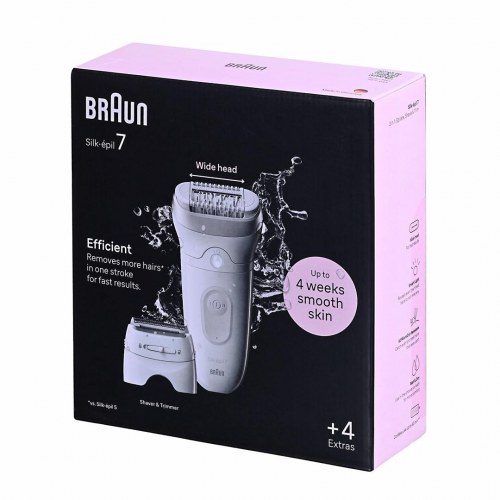 Epilator Braun Silk-épil 7 7-041 - grå/hvid