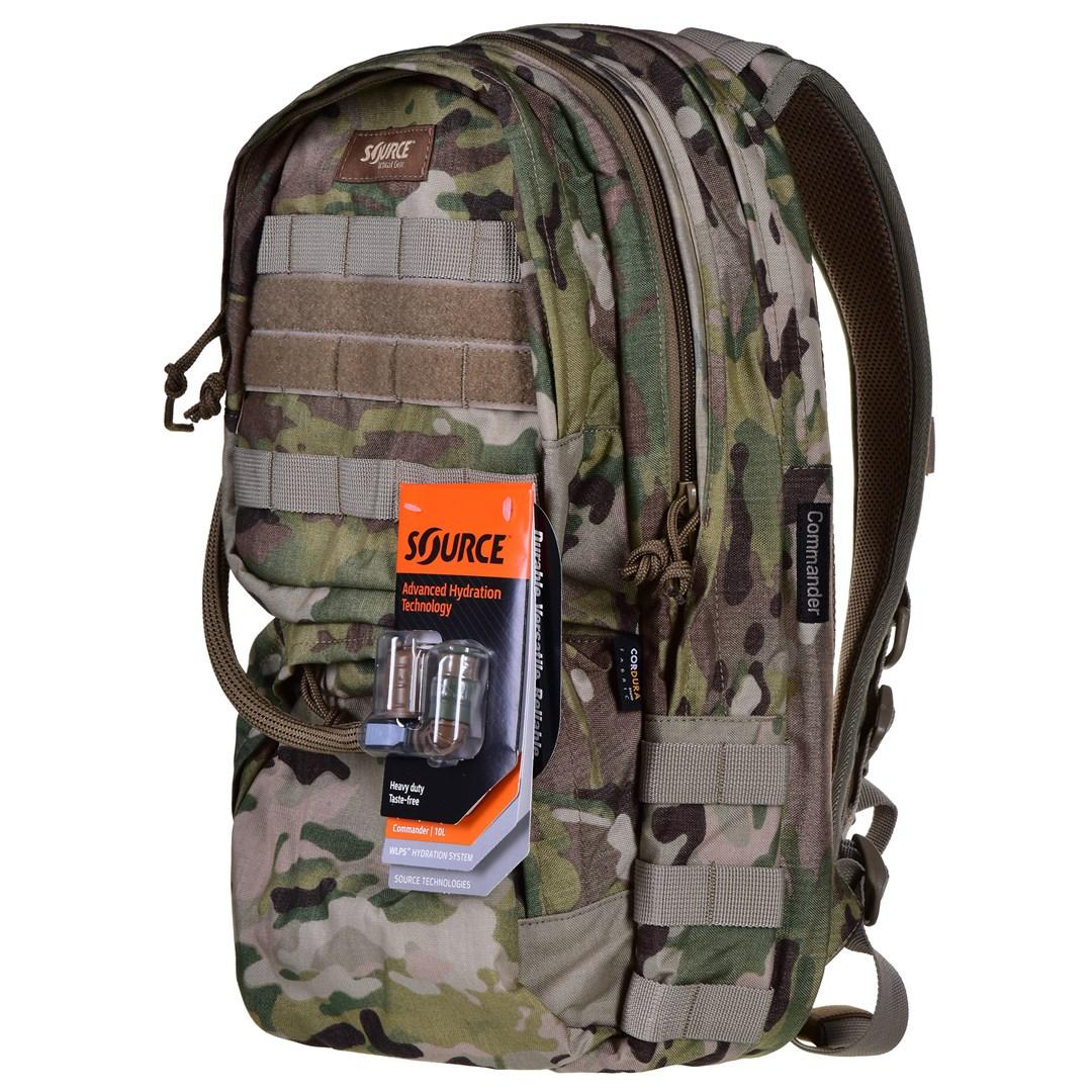 Vandrerygsæk Source Tactical Commander 10 l - Multicam