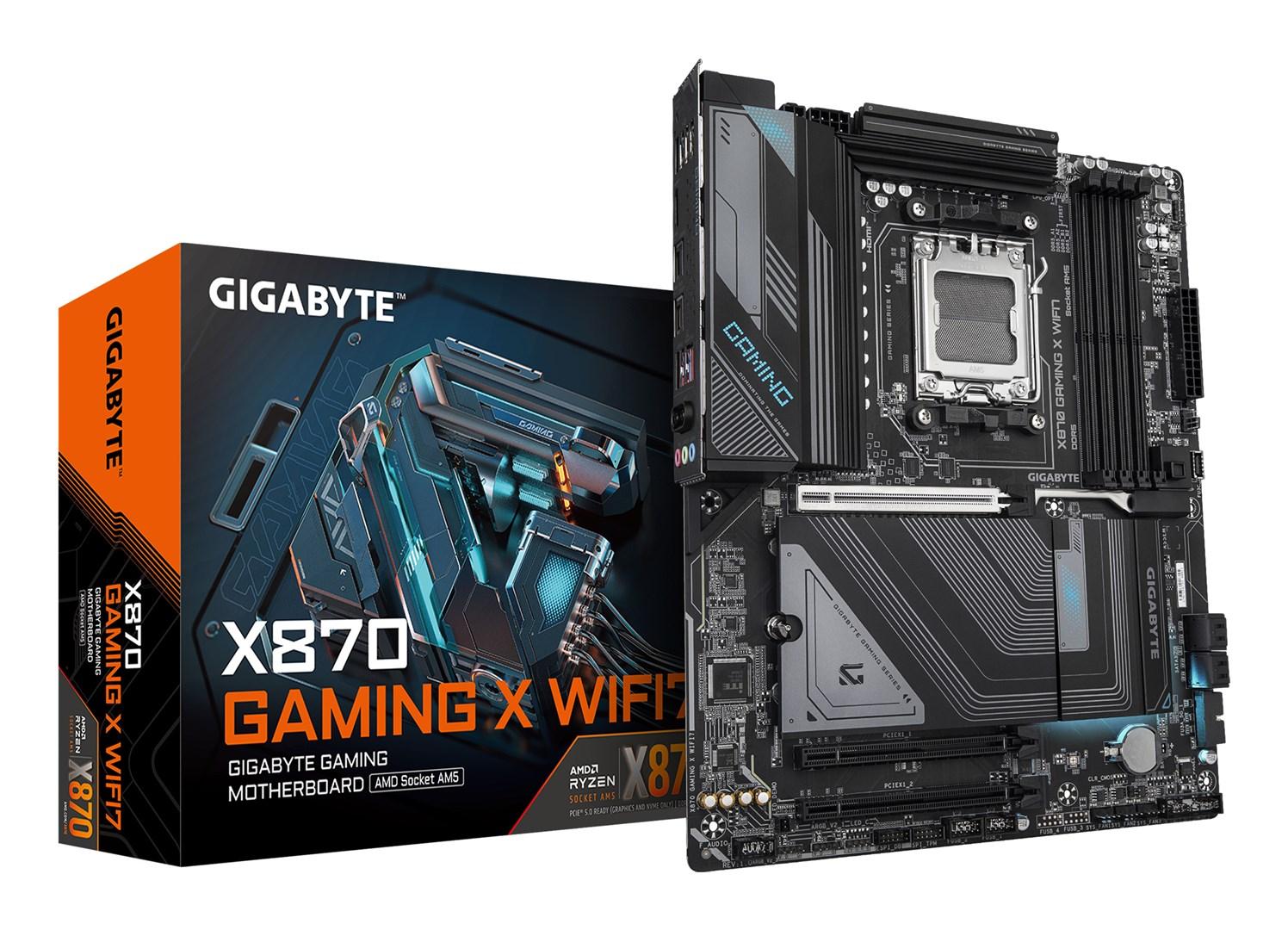 Bundkort Gigabyte X870 Gaming X WiFi 7 - AM5, DDR5, PCIe 5.0, USB4
