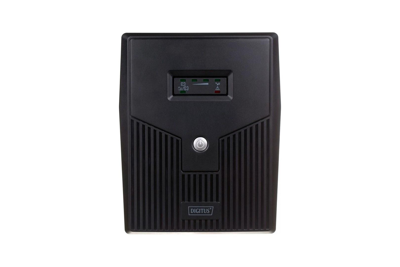 UPS strømforsyning DIGITUS Line-Interactive 2 kVA / 1.200 W – 4 Schuko-udtag billede