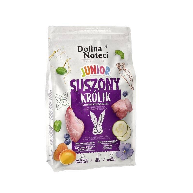 Hundefoder tørfoder - Dolina Noteci Premium Junior Kanin, 4 kg billede