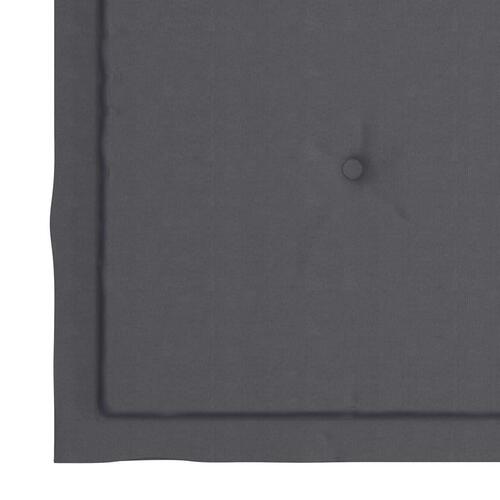 Foldbare udendørsstole 2 stk. med hynder massivt akacietræ