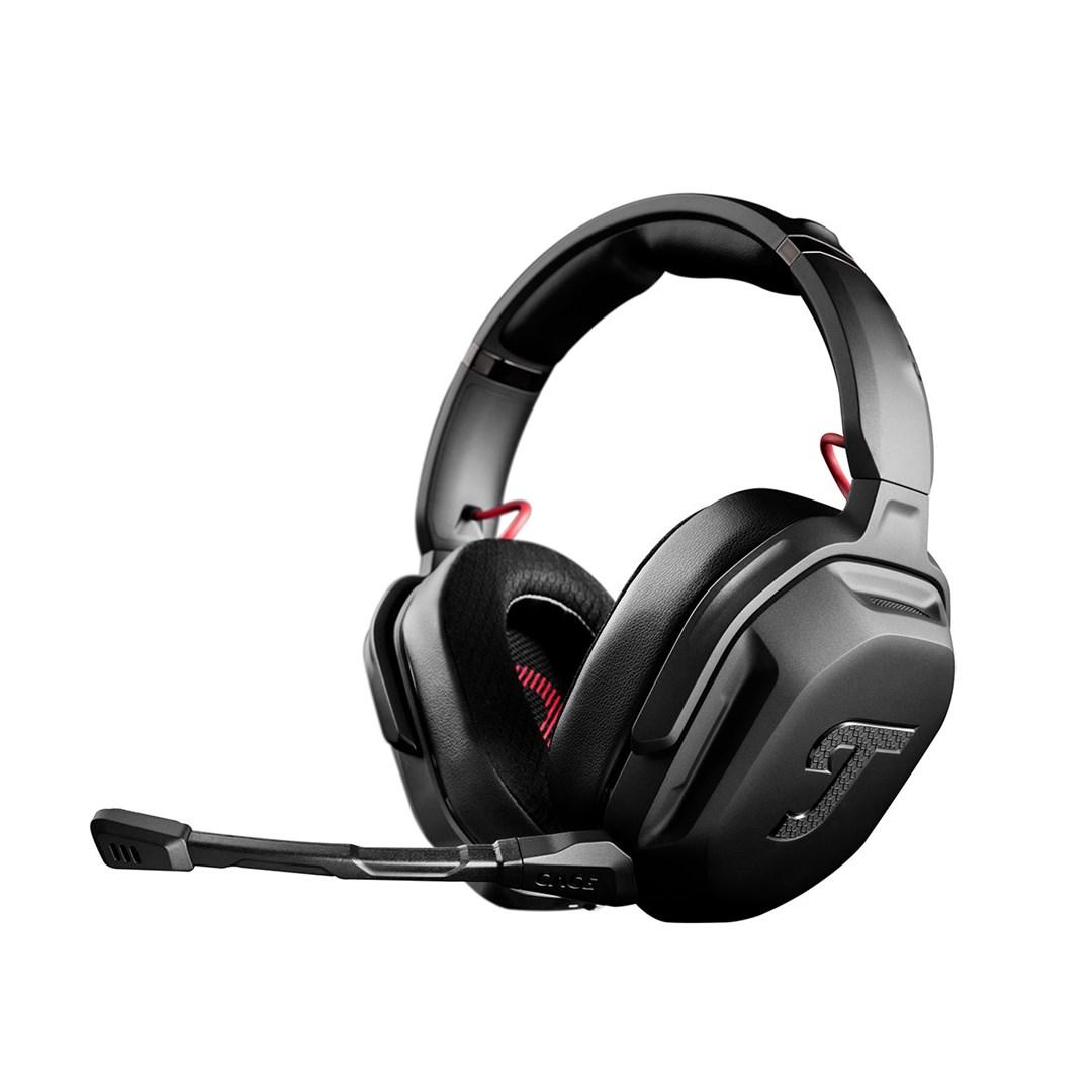 Gaming headset med kabel Teufel CAGE PRO - sort, overâear, hovedbøjle billede