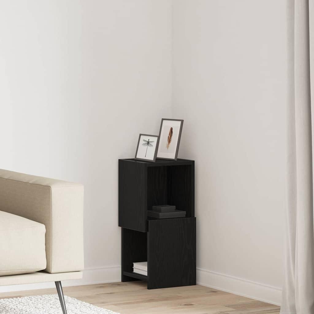 Hjørneskab Hvid 25,5x25x55cm Konstrueret træ billede
