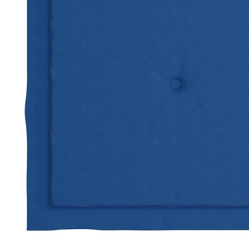 Foldbare udendørsstole 2 stk. med hynder massivt akacietræ