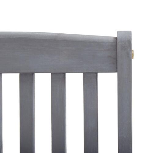 Foldbare havestole 2 stk. med hynder massivt akacietræ