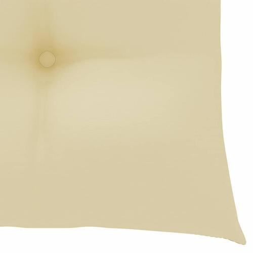 Foldbare havestole 2 stk. med hynder massivt akacietræ