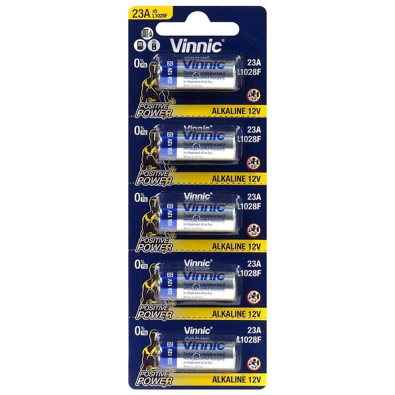 Batteri 23A 12V Vinnic – pakke med 5 stk. billede