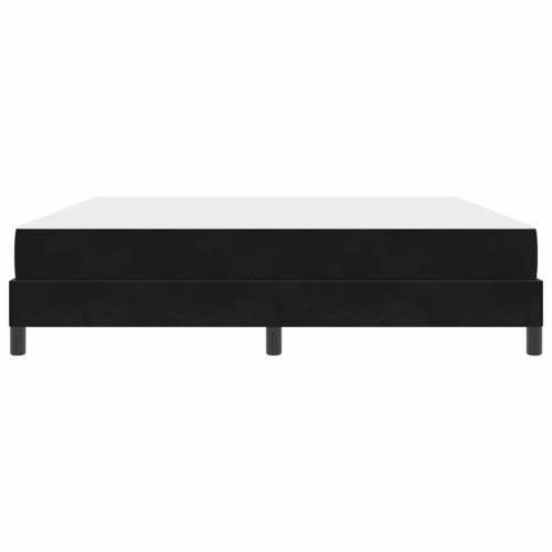 Kontinentalseng med madras Sort 180 x 210 cm Stof