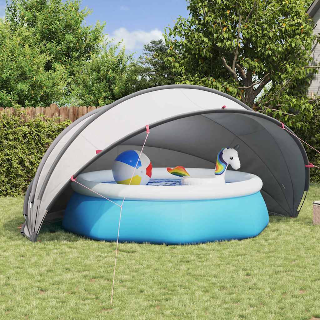 Pool Dome Grå og orange 500 x 500 x 236 cm
