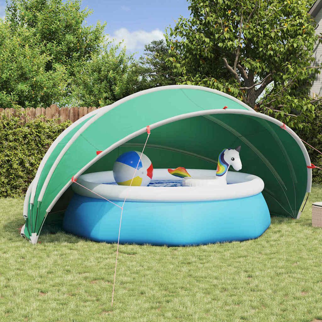 Pool Dome Grøn 500 x 500 x 236 cm billede