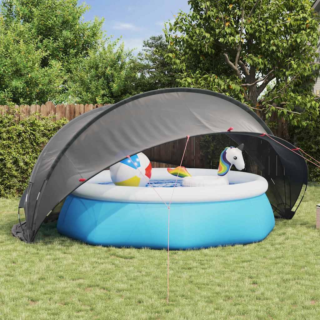 Pool Dome Sort 430 x 430 x 210 cm billede