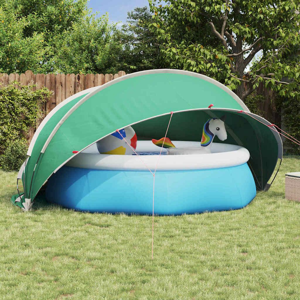 Pool Dome Grøn 405 x 405 x 192 cm billede
