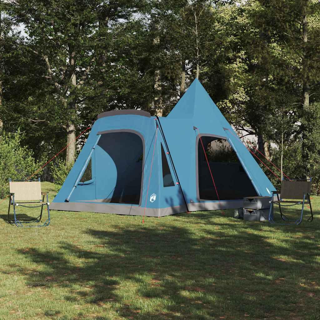 Teepee Telt med tag med opbevaring Blå 545 x 450 x 295 cm billede