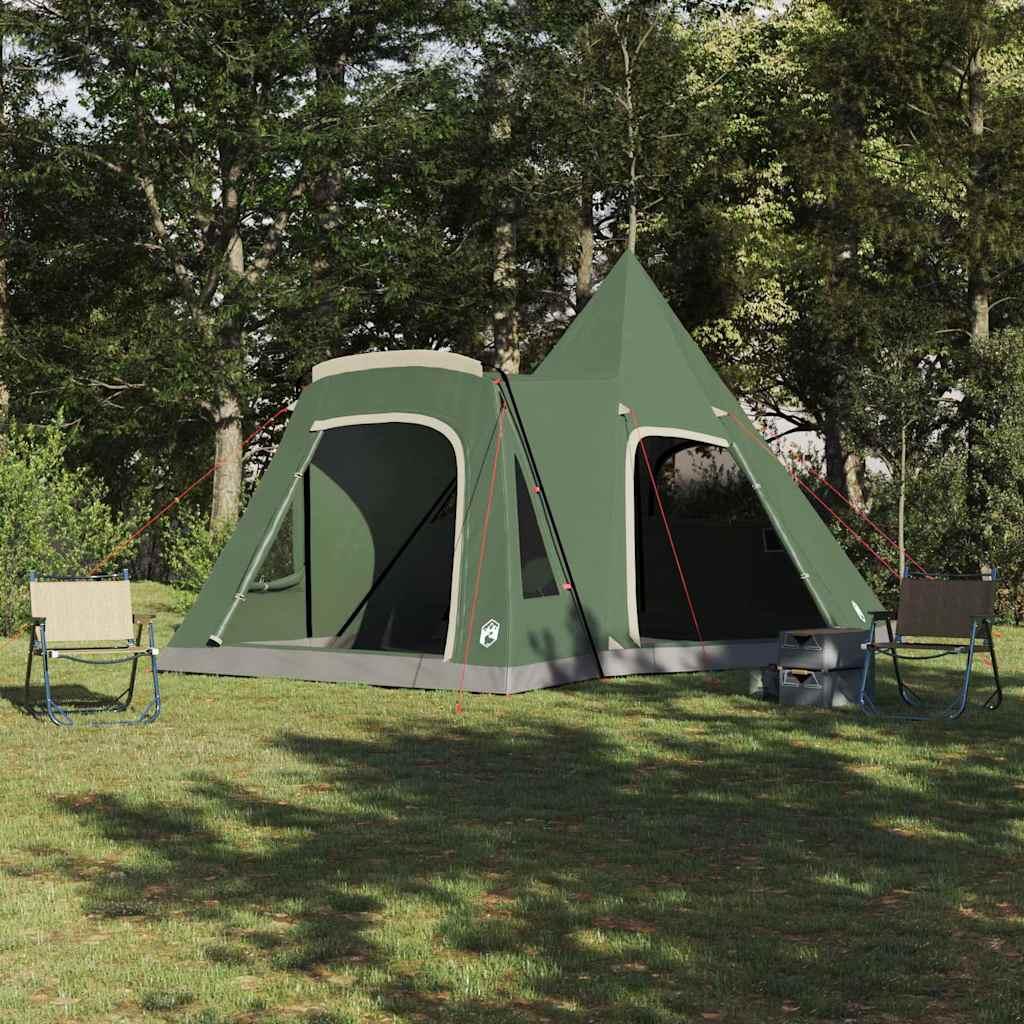 Teepee Telt med tag med opbevaring Grøn 545 x 450 x 295 cm billede