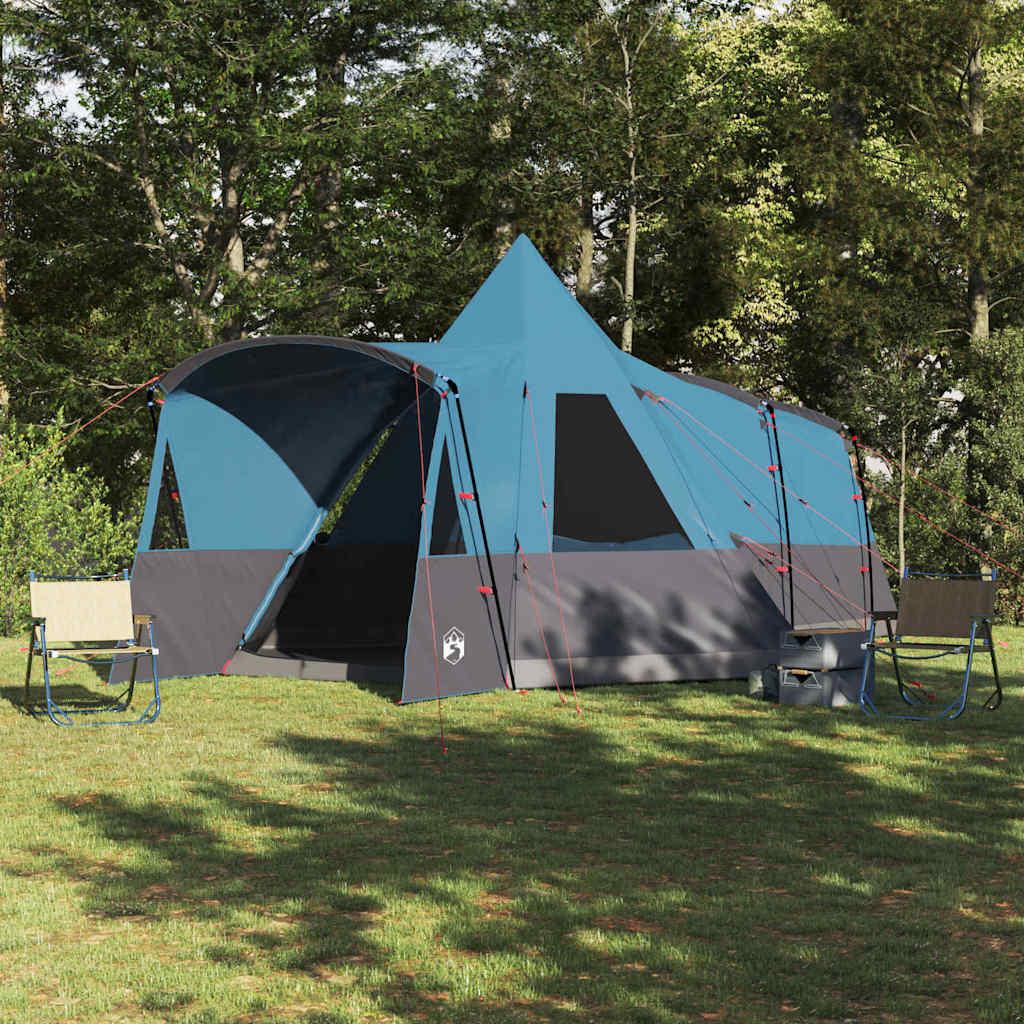 Teepee Telt med tag med opbevaring Blå 720 x 465 x 295 cm billede
