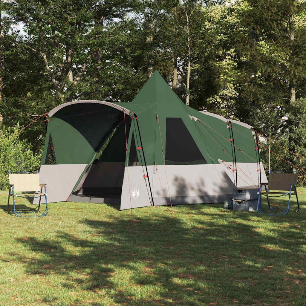 Teepee Telt med tag med opbevaring Grøn 720 x 465 x 295 cm billede