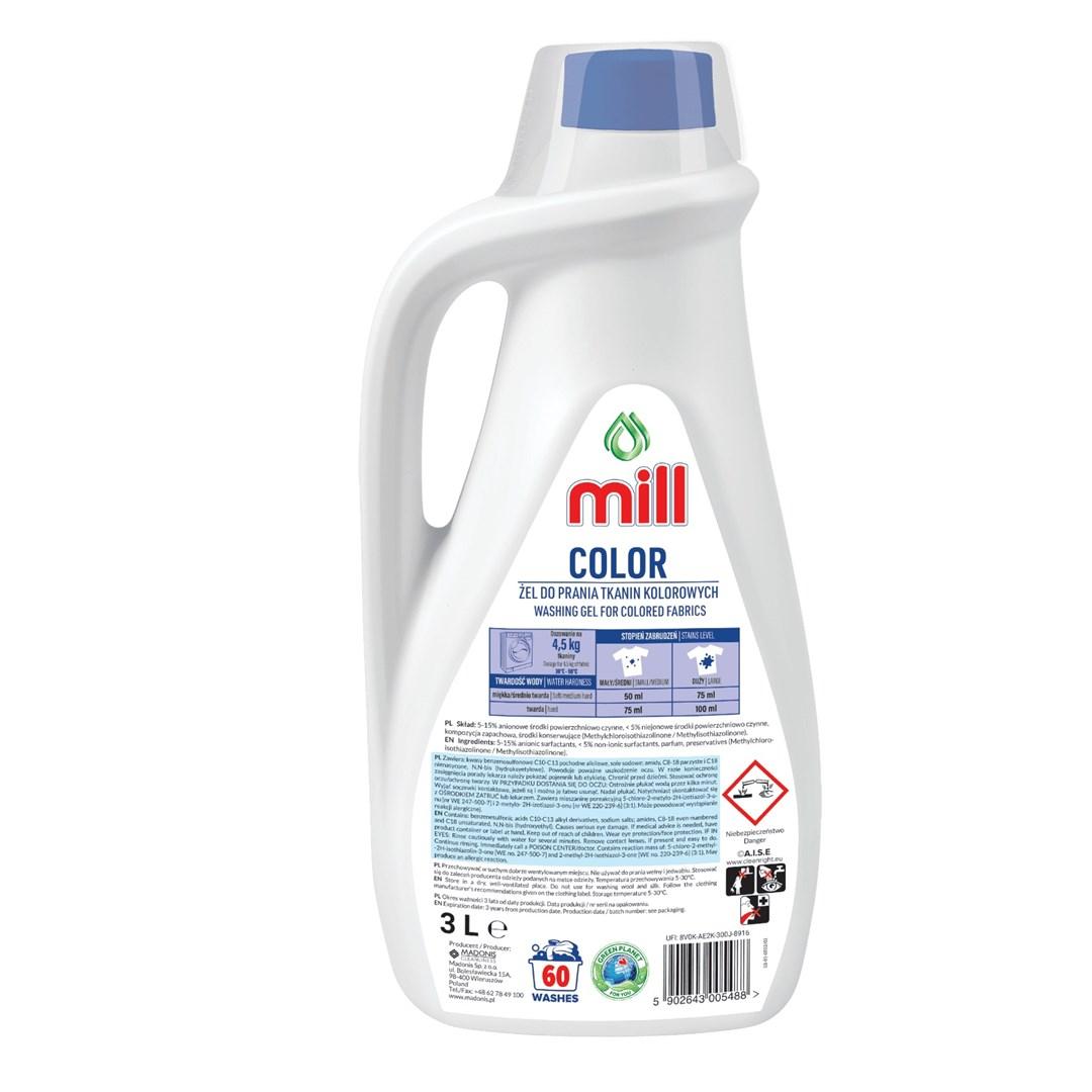 Vaskemiddel gel til farvet tøj Mill Color 3 l - 60 vaske billede