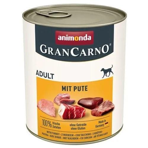 Hundefoder vådfoder Animonda GranCarno Adult med kalkun 800 g billede