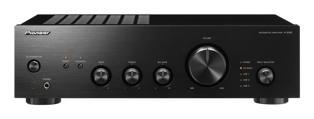 Forstærker Pioneer A-10AE - sort stereo integreret billede