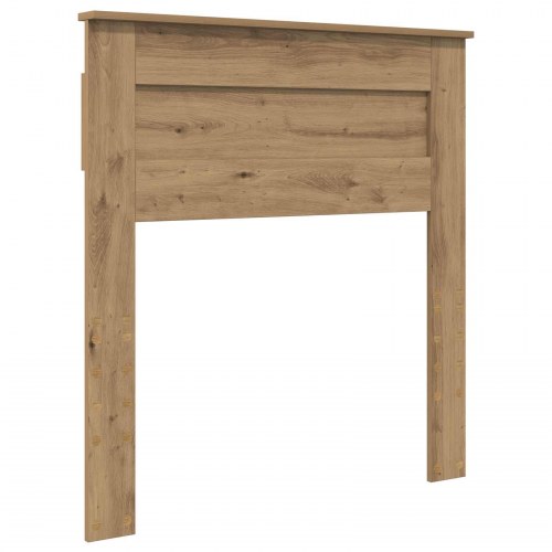 Sengestel med opbevaring i artisan egetræ 100 x 200 cm
