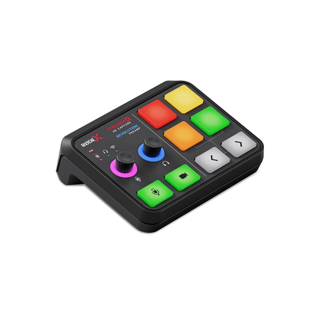 Stream deck til streaming - RODE Streamer X, sort, 10 knapper