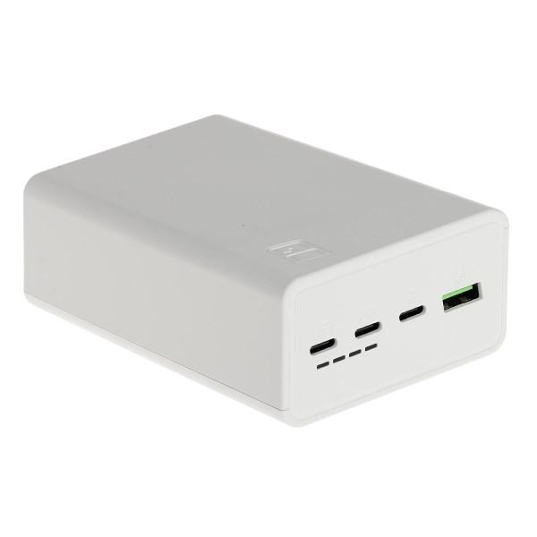 Powerbank Green Cell 30.000 mAh, 22,5 W, 4 porte - hvid billede