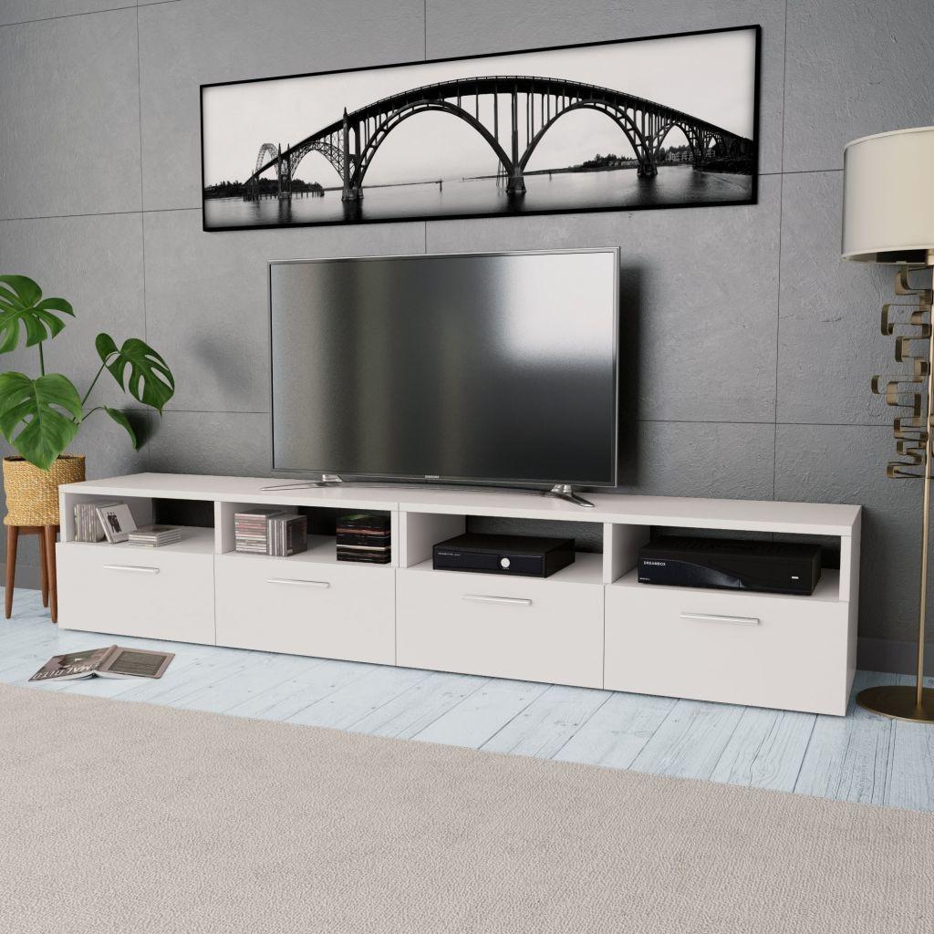 Tv-borde 2 stk. 95x35x36 cm konstrueret træ