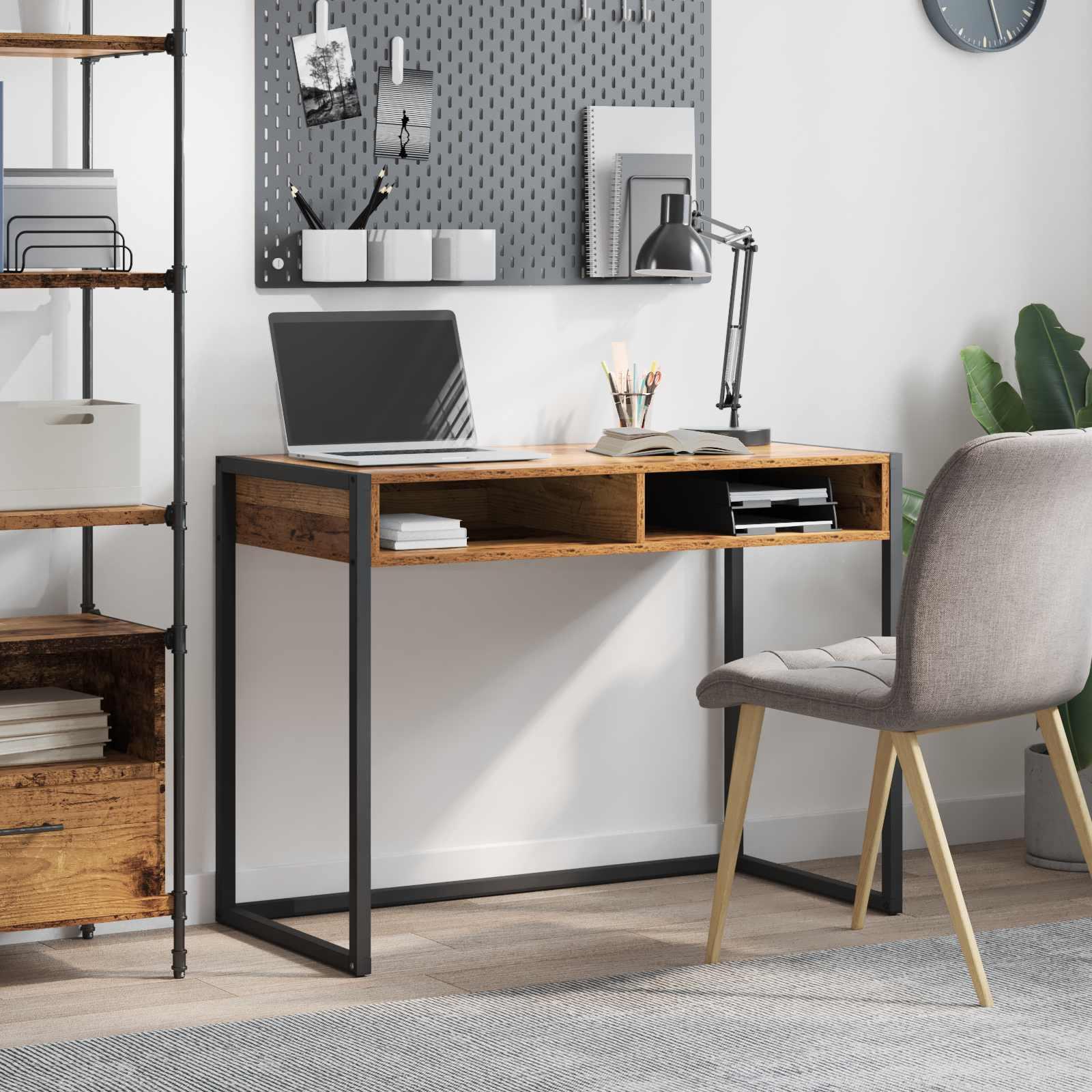 Bord Gammelt træ 100 x 50 x 75 cm Konstrueret træ billede