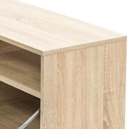 Tv-borde 2 stk. 95x35x36 cm konstrueret træ egetræsfarve
