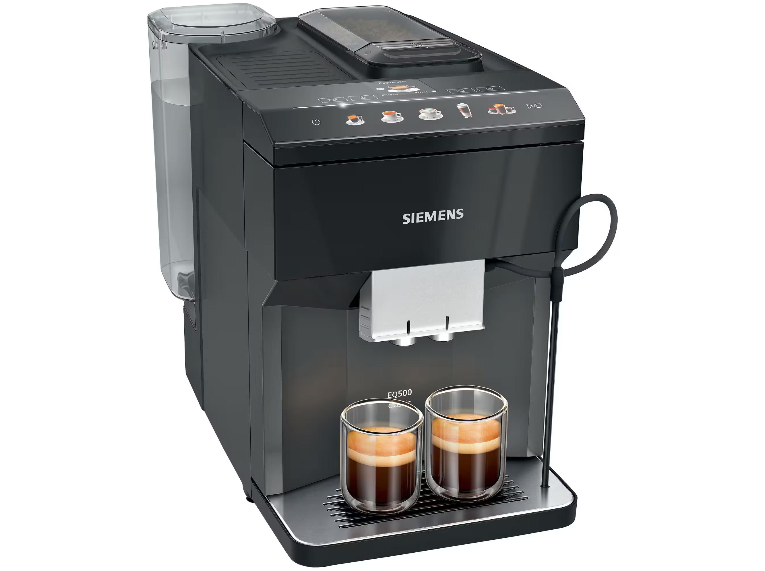 Espressomaskine Siemens EQ500 TP513R09 - automatisk, sort