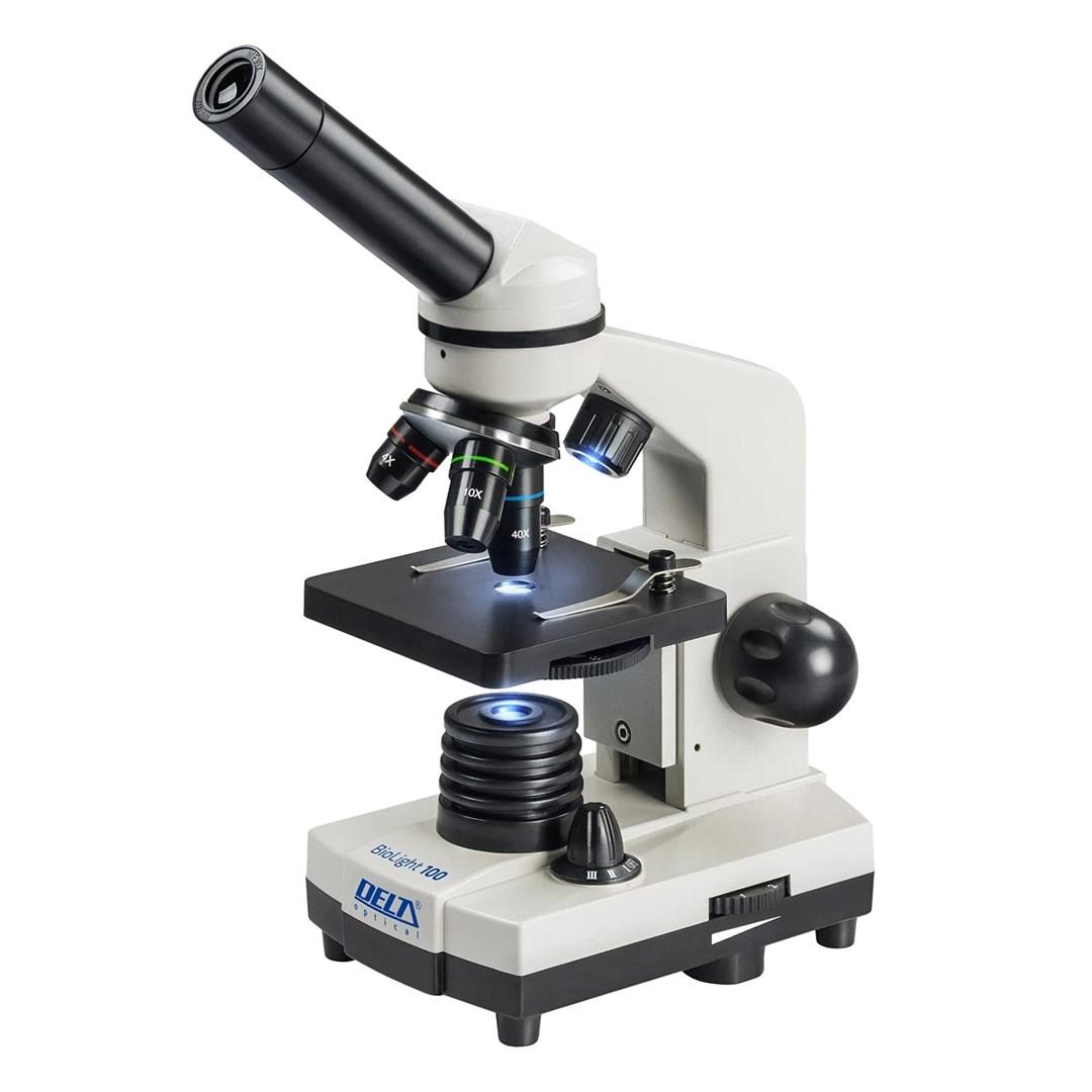 Mikroskop DELTA Optical Biolight 100 – LED, 40–400x billede