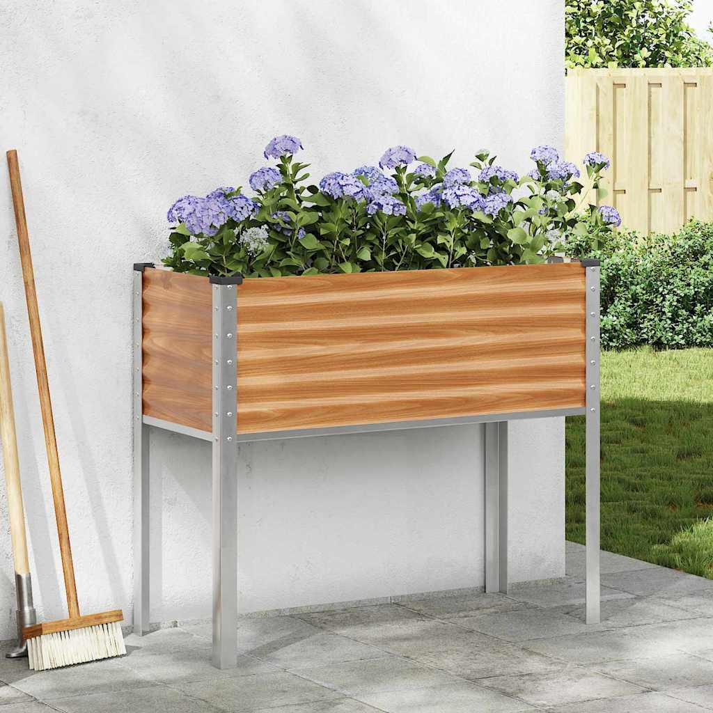 Have Blomsterkrukke Lys Brun 100,5 x 40,5 x 90 cm billede