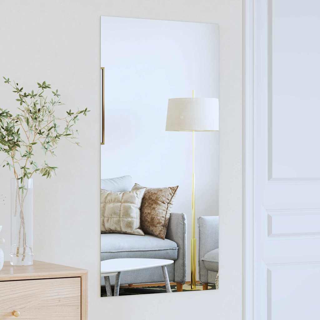 Vægspejl 50 x 100 cm hærdet glas billede