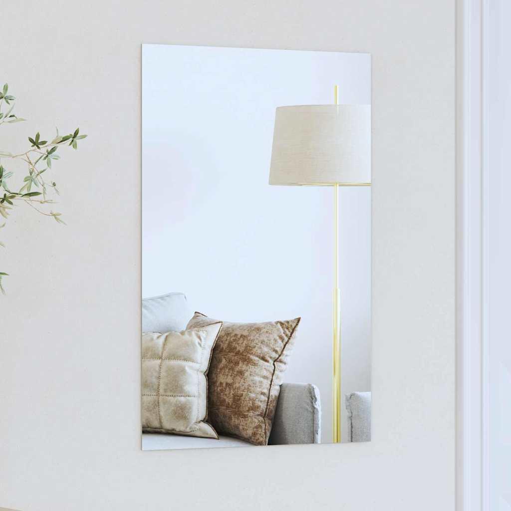 Vægspejl 40 x 60 cm hærdet glas billede