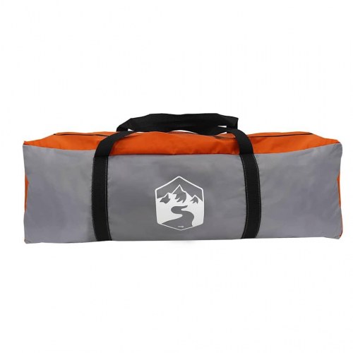 Telt med tag med opbevaring Grå og orange 680 x 510 x 210 cm