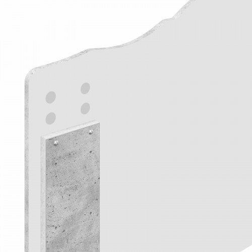 Sengestel med opbevaring - betongrå 100 x 200 cm