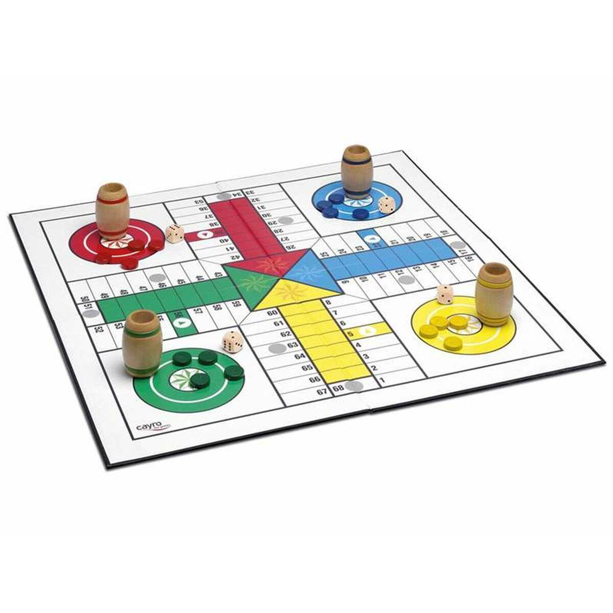 Cayro Parchís - klassisk brætspil i XXL træudgave billede