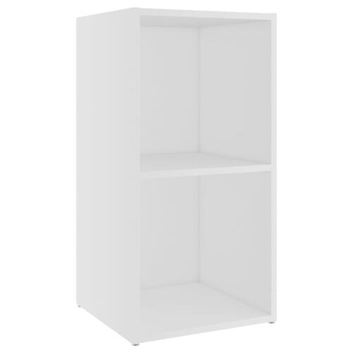 Tv-skabe 2 stk. 72x35x36,5 cm konstrueret træ hvid