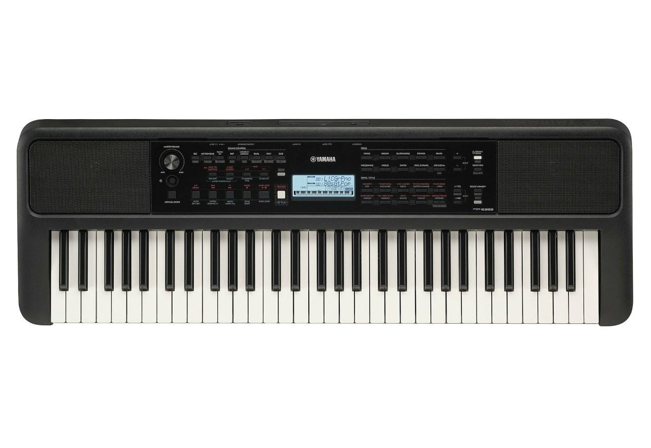 Keyboard Yamaha PSR-E383 - 61 tangenter, USB, sort billede